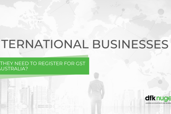 International business and GST
